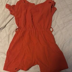SHEIN Kids Coral Romper